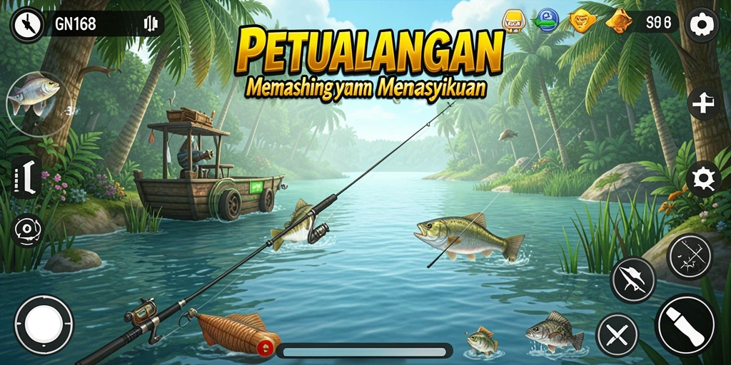 Tangkapan ikan yang menakjubkan dalam gameplay GN168.
