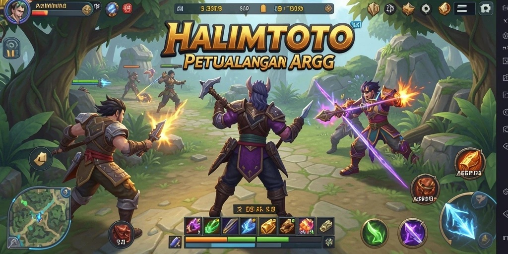 Gameplay seru dan menegangkan dalam HALIMTOTO dengan aksi ARPG.