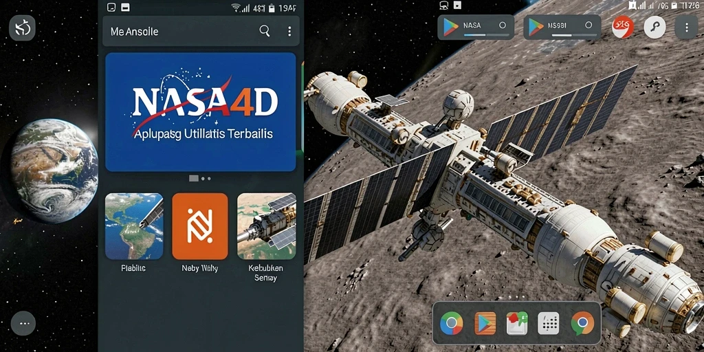 Screenshot utama NASA4D menampilkan tampilan antarmuka aplikasi Utility yang modern dan intuitif.