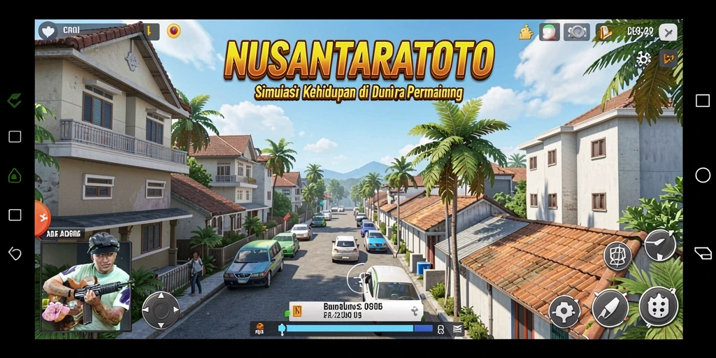 Tampilan gameplay NUSANTARATOTO yang menawan dan menarik.