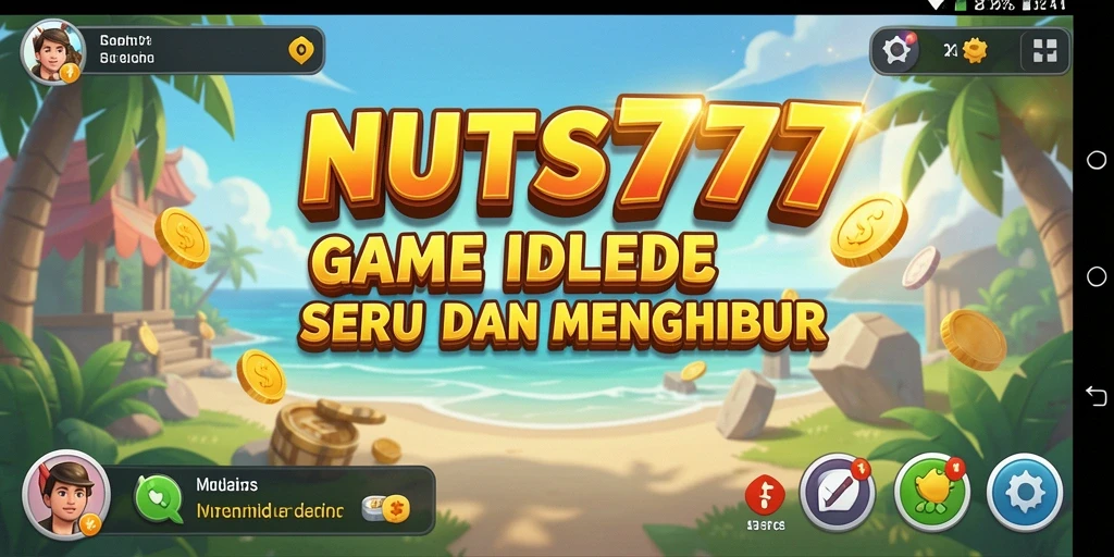 Tangkapan layar NUTS777 menunjukkan gameplay santai dan menyenangkan.
