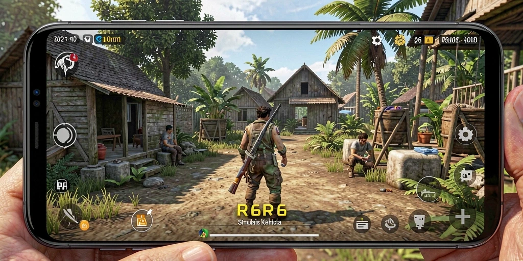 Tampilan mendetail dari gameplay R6R6 yang menawan.