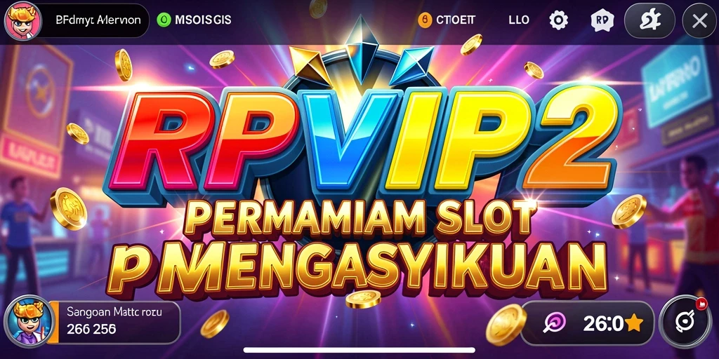 Screenshot gameplay RPVIP2 menampilkan putaran Slot yang mendebarkan.