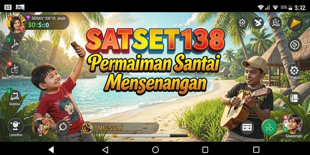 Tampilan gameplay SATSET138 yang menarik dan penuh warna.