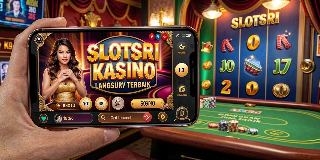 Tampilan permainan Live Casino yang mengasyikkan di SLOTSRI.